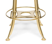 Versatile Gas-Lift Swivel Bar Stool – Gold