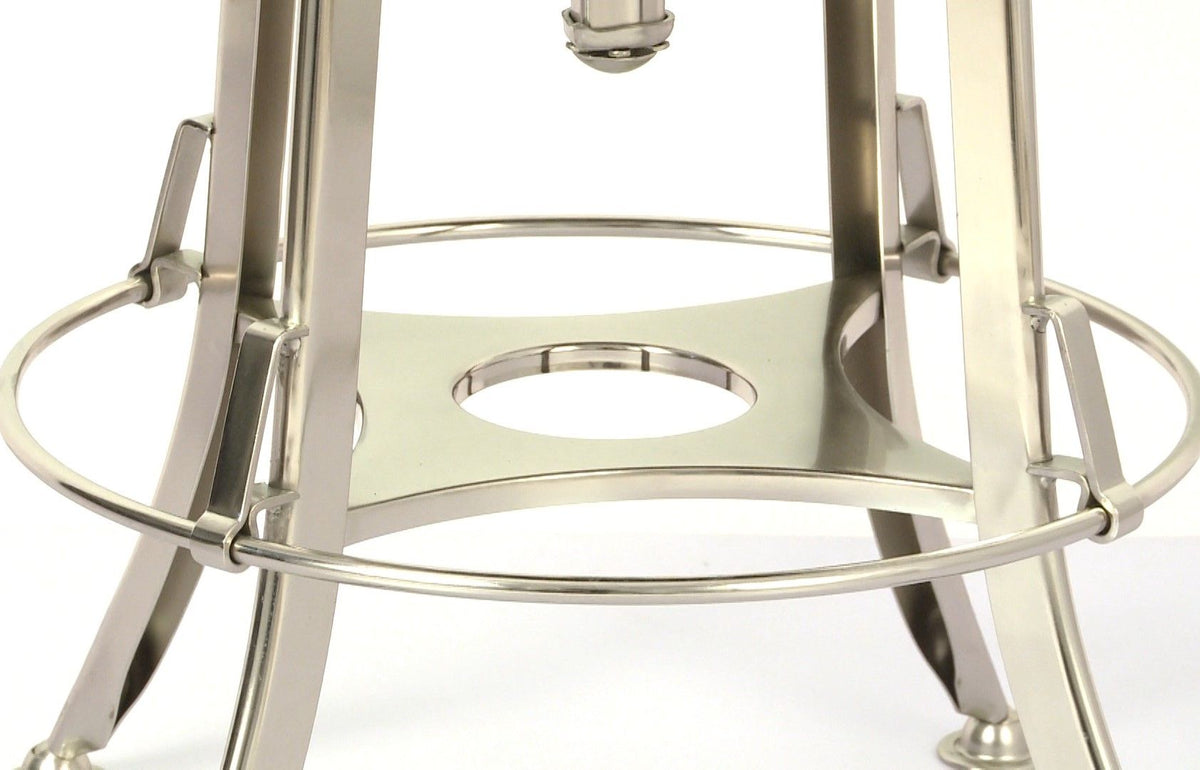 Fletcher Wooden Gas-Lift Swivel Bar Stool – Black