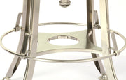 Fletcher Wooden Gas-Lift Swivel Bar Stool – Black