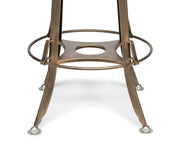 Versatile Wooden Gas-Lift Swivel Bar Stool