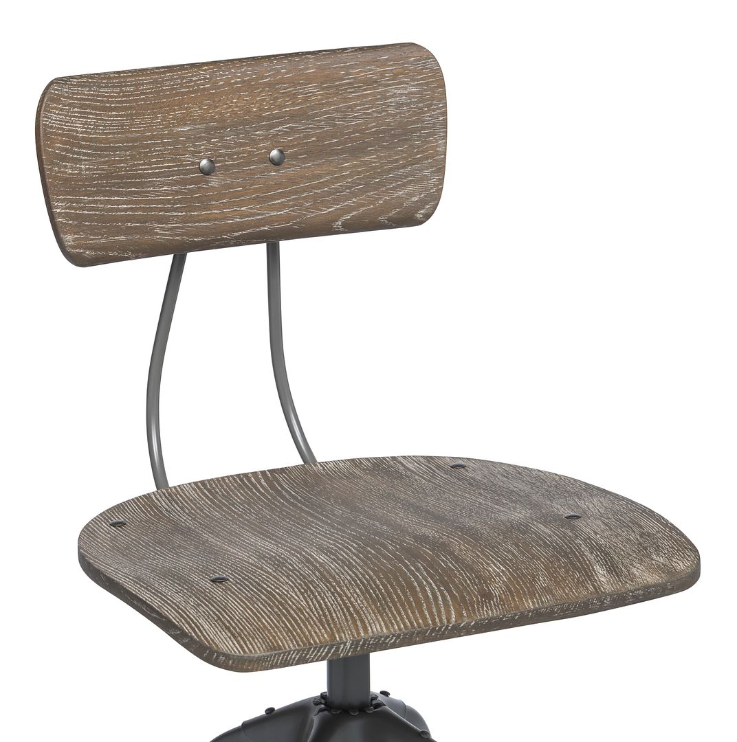 Versatile Gas-Lift Swivel Bar Stool – Grey
