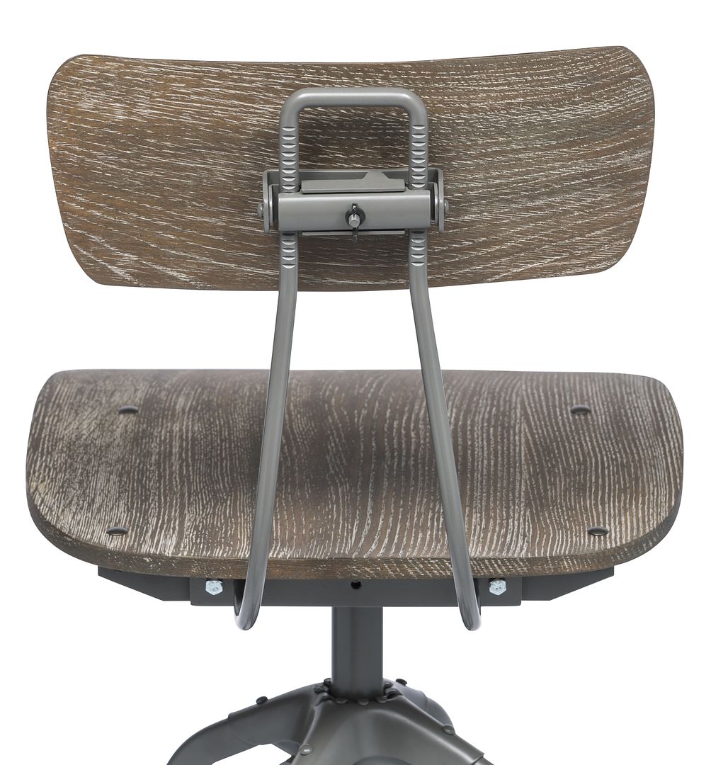Versatile Gas-Lift Swivel Bar Stool – Grey