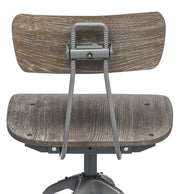 Versatile Gas-Lift Swivel Bar Stool – Grey