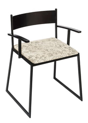 Quinn Metal Dining Chair Set of 2 – Black