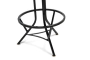 Stylish Wooden Swivel Bar Stool – Black