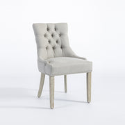 Coaster Fabric Dining Chair Set of 2 – Light Grey
