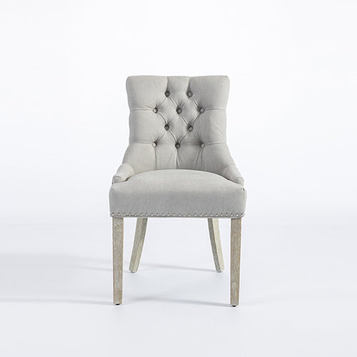 Coaster Fabric Dining Chair Set of 2 – Light Grey