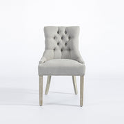 Coaster Fabric Dining Chair Set of 2 – Light Grey