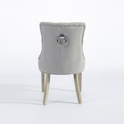 Coaster Fabric Dining Chair Set of 2 – Light Grey