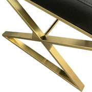 Vega PU Leather Dining Chair Set of 2 – Gold