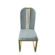 Sloane Fabric Dining Chair Set of 2 – Gold