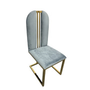 Sloane Fabric Dining Chair Set of 2 – Gold