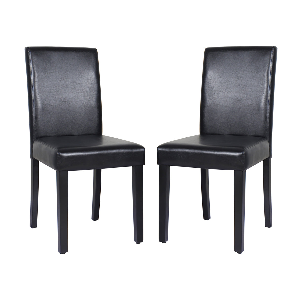 Marston Wooden Dining Chair Set of 2 – Black