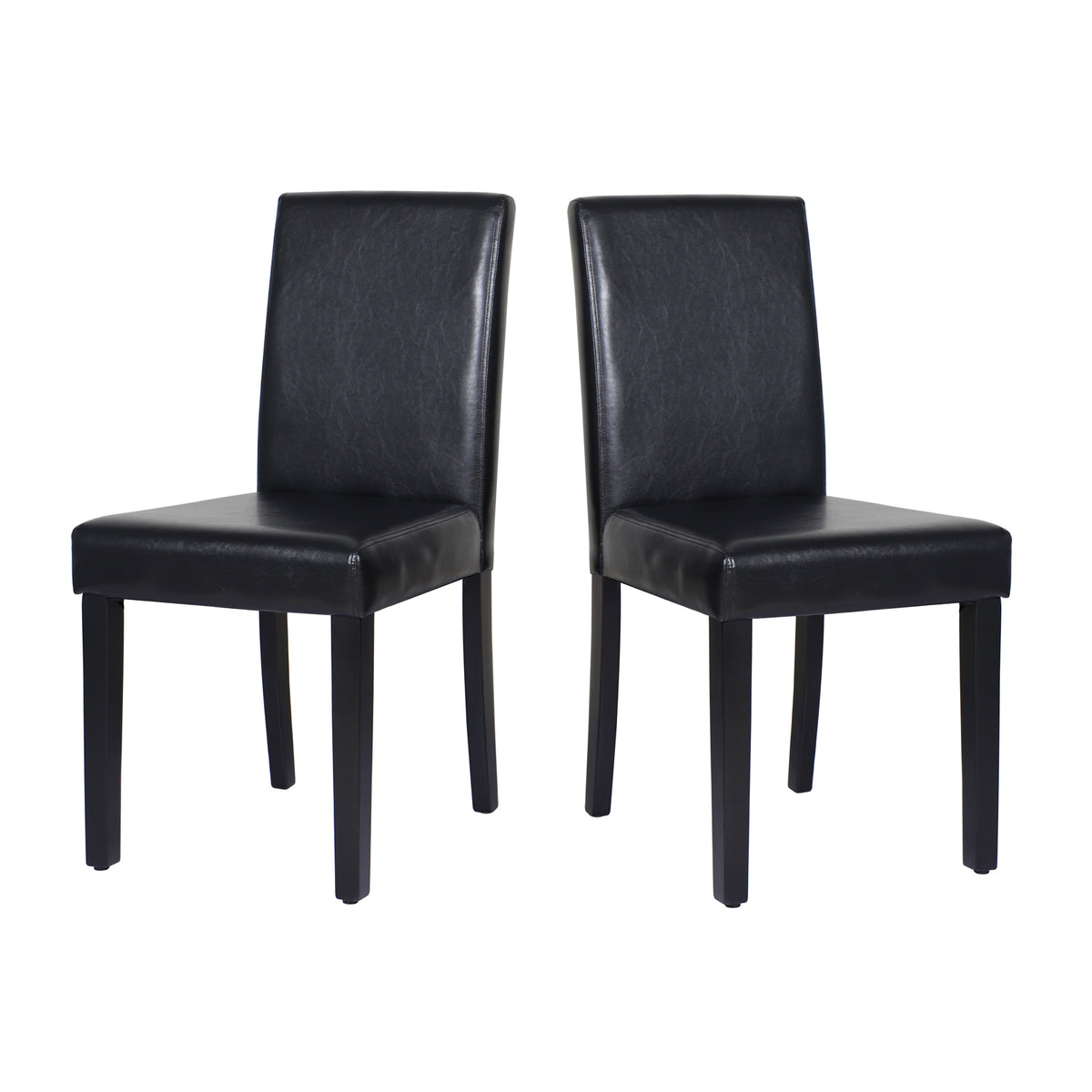 Marston Wooden Dining Chair Set of 2 – Black