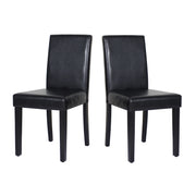 Marston Wooden Dining Chair Set of 2 – Black