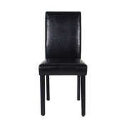 Marston Wooden Dining Chair Set of 2 – Black