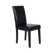 Marston Wooden Dining Chair Set of 2 – Black