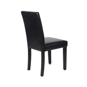 Marston Wooden Dining Chair Set of 2 – Black