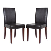 Mercer Wooden Dining Chair Set of 2 – Brown