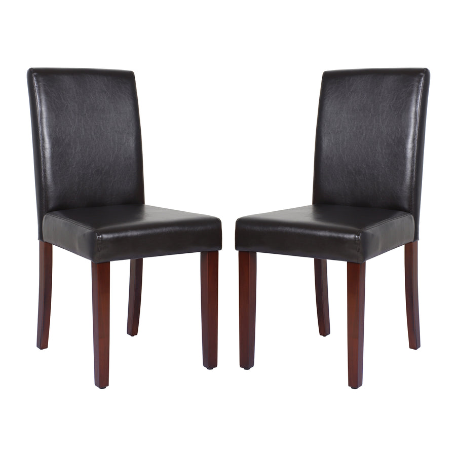 Mercer Wooden Dining Chair Set of 2 – Brown