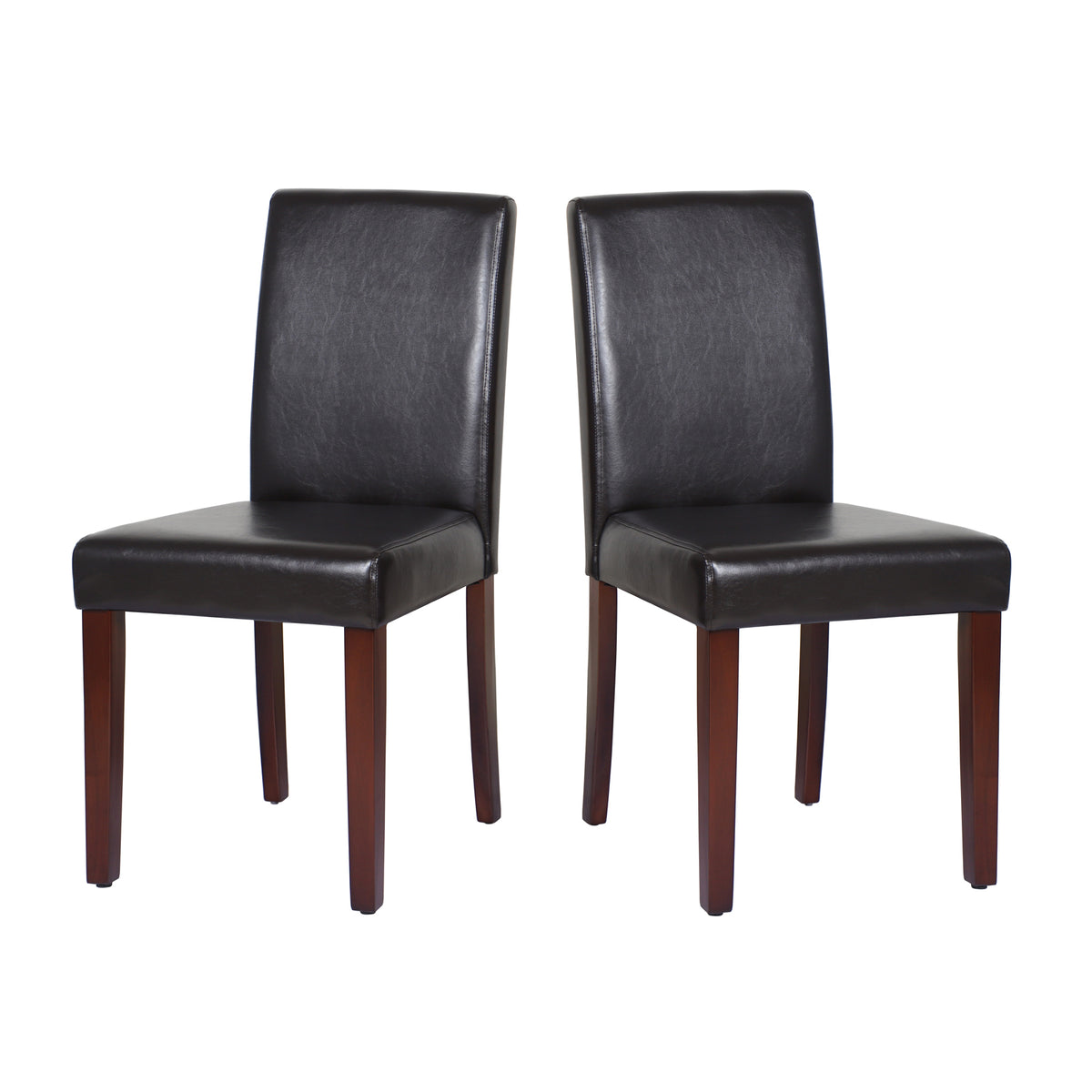 Mercer Wooden Dining Chair Set of 2 – Brown
