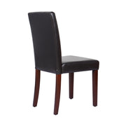 Mercer Wooden Dining Chair Set of 2 – Brown