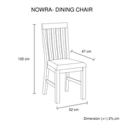 Rhodes Fabric Dining Chair Set of 2