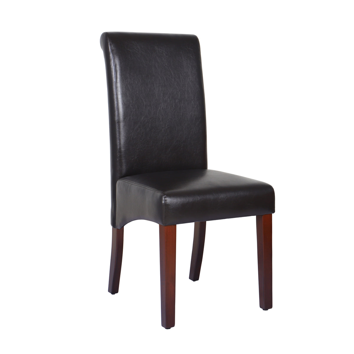 Matteo Wooden Dining Chair Set of 2 – Brown