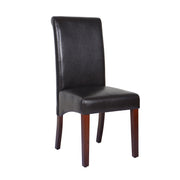 Matteo Wooden Dining Chair Set of 2 – Brown