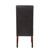 Matteo Wooden Dining Chair Set of 2 – Brown