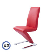 Nash Dining Chair Set of 2 – Red