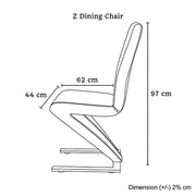 Nash Dining Chair Set of 2 – Red