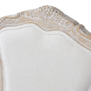 Medium Fabric Dining Set – White