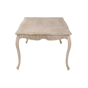 Medium Fabric Dining Set – White