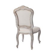 Medium Fabric Dining Set – White