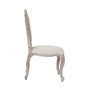 Medium Fabric Dining Set – White