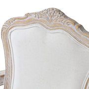 Medium Fabric Dining Set – White