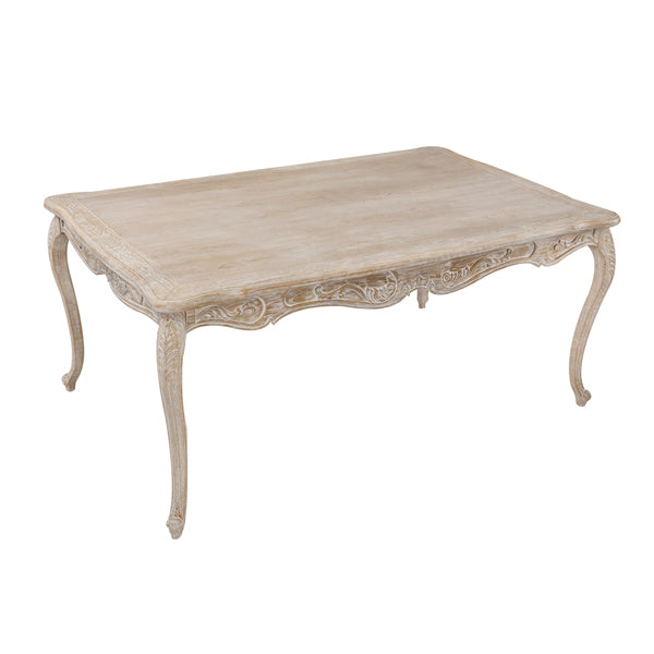 Medium Fabric Dining Set – White