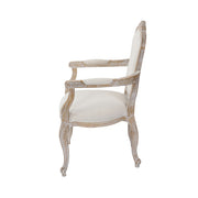 Medium Fabric Dining Set – White