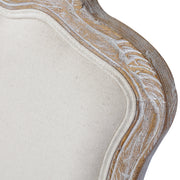 Medium Fabric Dining Set – White