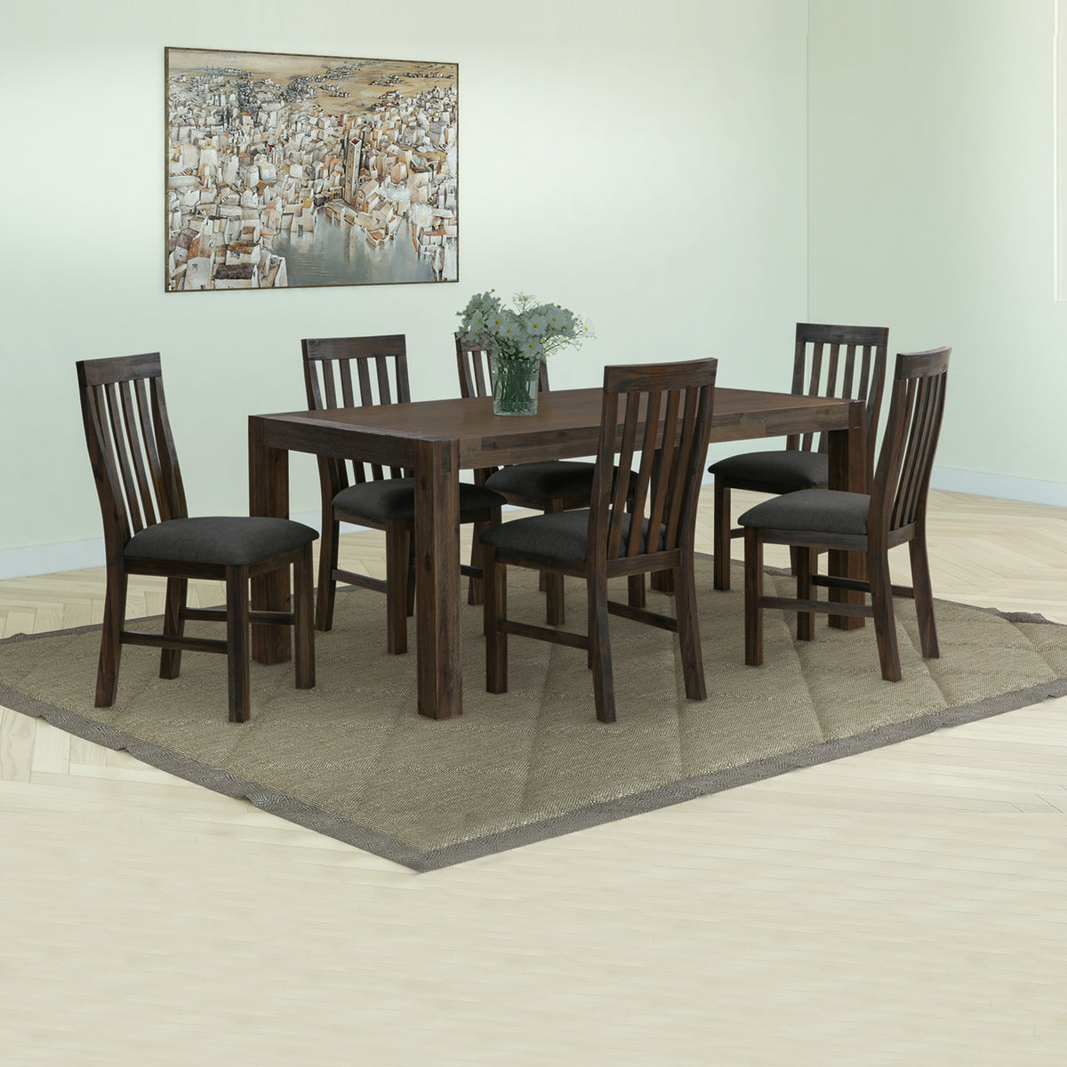 Marcel Fabric Dining Set