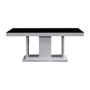 Eden Wooden Dining Table – Black & White