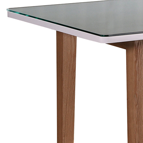 Edwin Wooden Dining Table – White