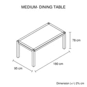 Delano Wooden Dining Table