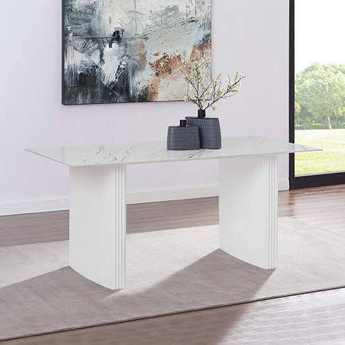 Callan Dining Table – White