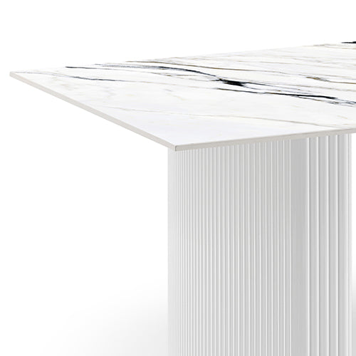 Callan Dining Table – White