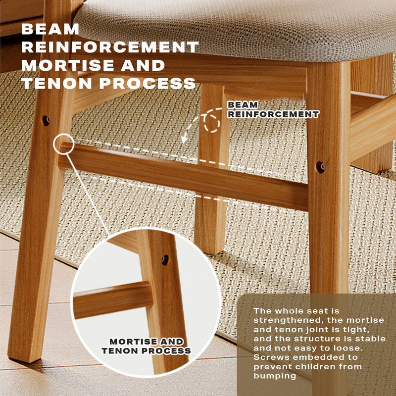 Sawyer Fabric Dining Chair – Natural