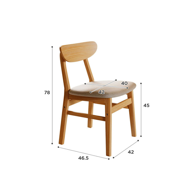 Sidney Fabric Dining Chair – Natural