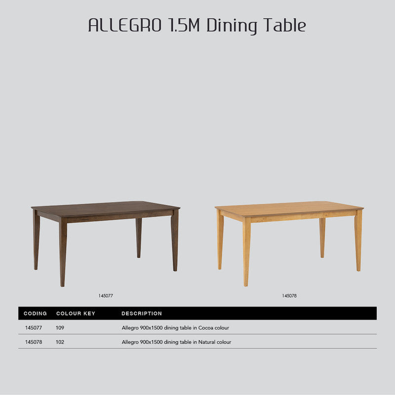Allergo Dining Table – Natural
