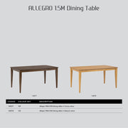 Allergo Dining Table – Natural